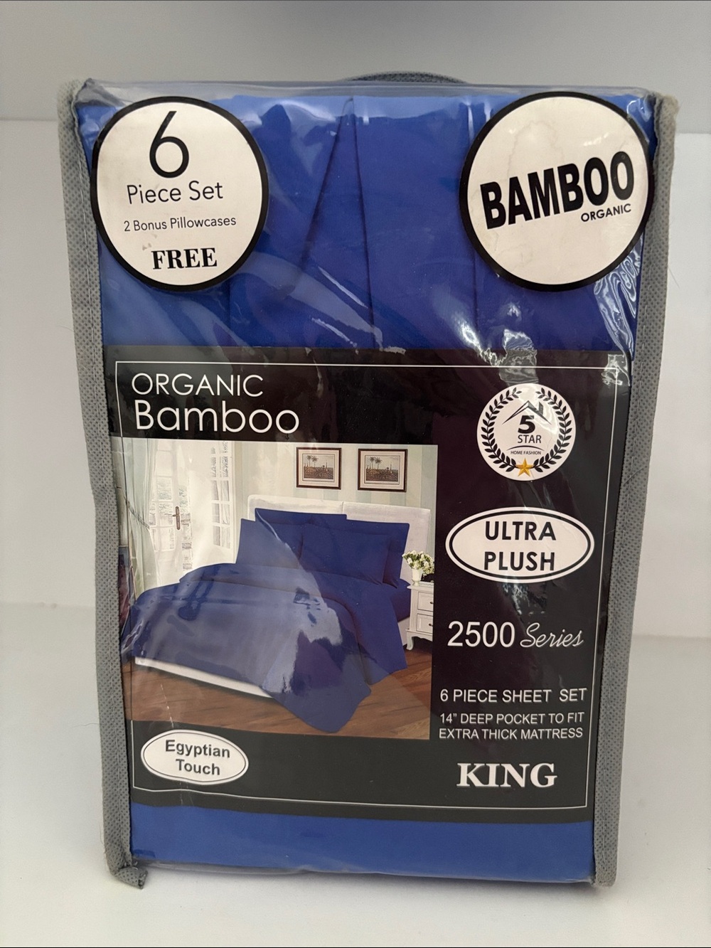 BAMBOO King Sheet Set - Royal Blue